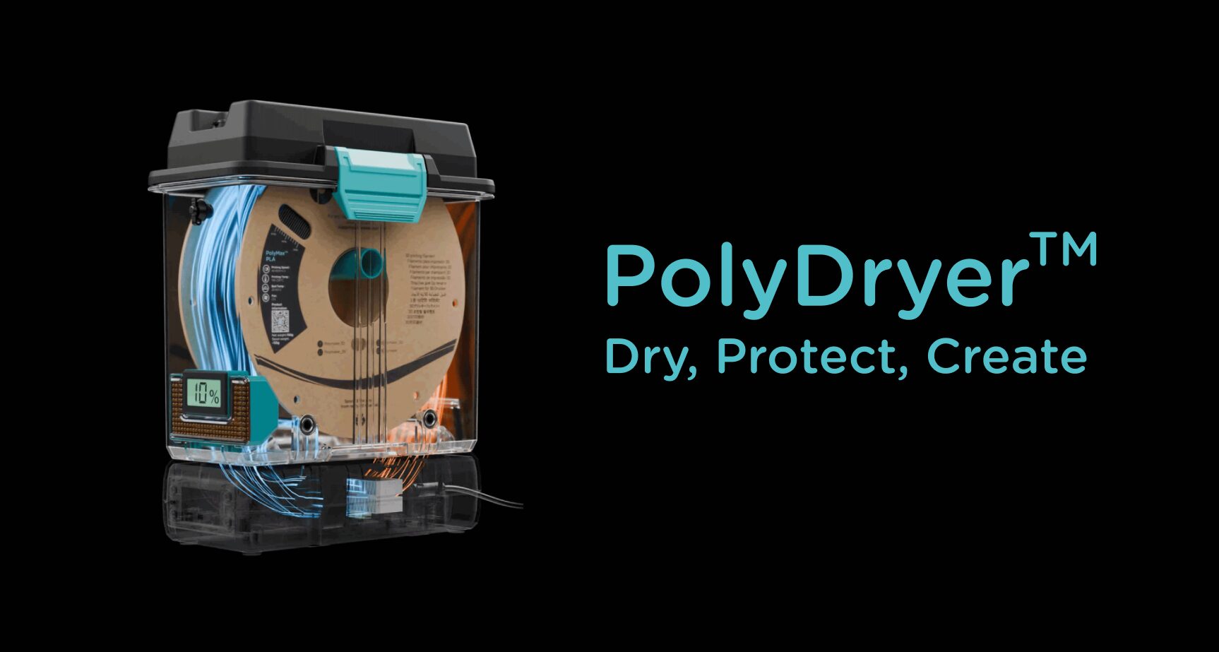 Polymaker重磅推出PolyDryer™——您的 3D 打印线材综合解决方案